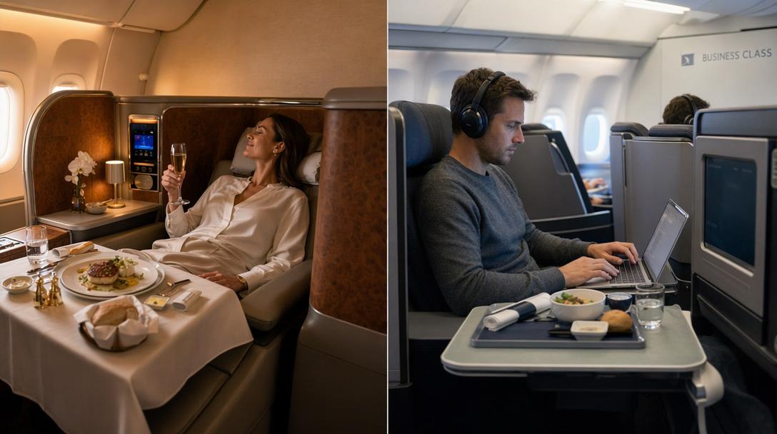 First Class vs Business Class: Which Upgrade is Worth Your Money?